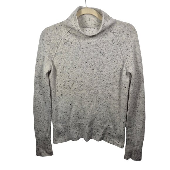 Theory Sweater Womens P Gray Cashmere Pullover Long Sleeve Top Karinella Donegal - Picture 1 of 7